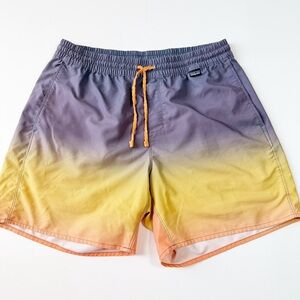 Patagonia 16" Hydropeak Volley Shorts Ombre Shorts - Blue, Yellow, Orange M